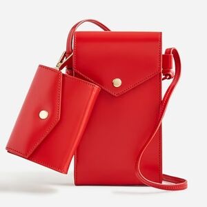 Red Crossbody Gracie Phone Bag J. CREW